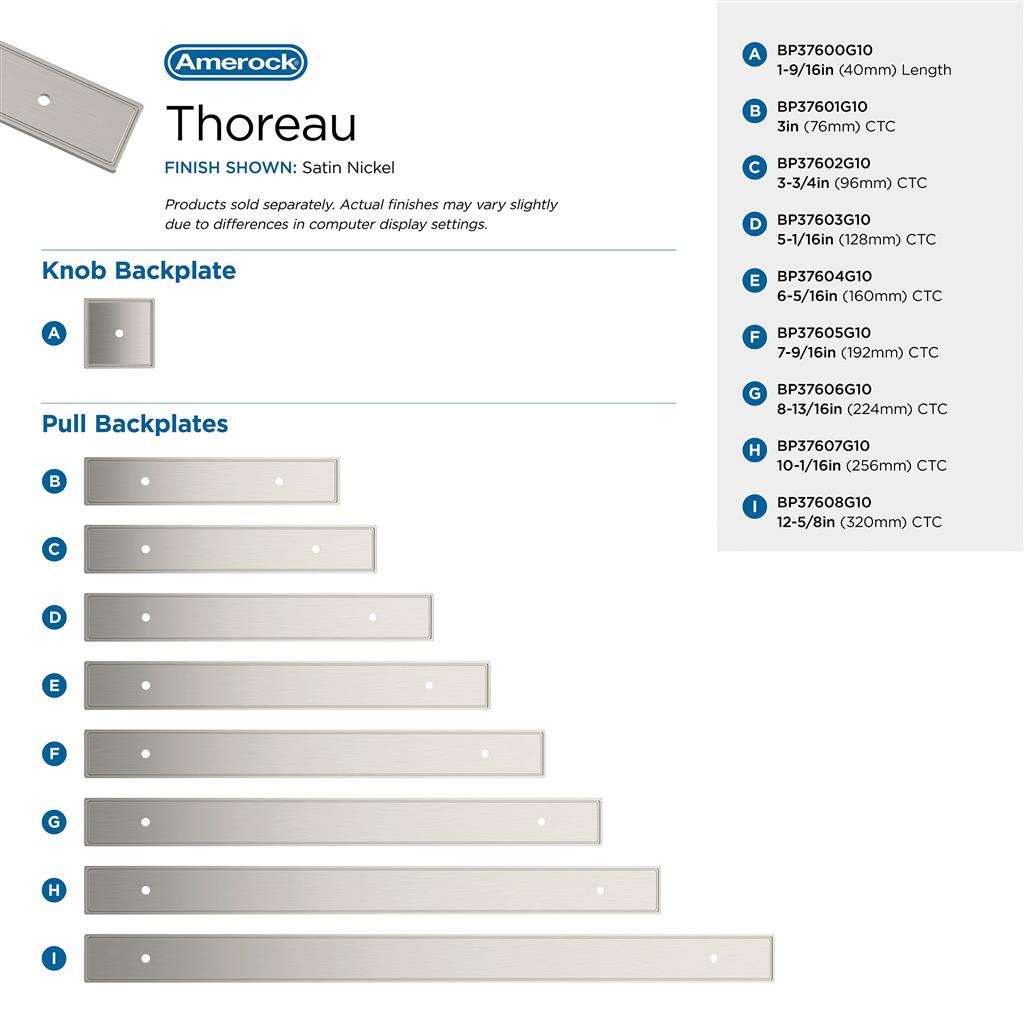 Thoreau Backplate