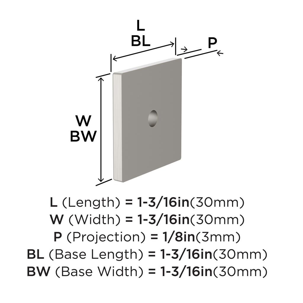 Ladera Cabinet Knob Backplate