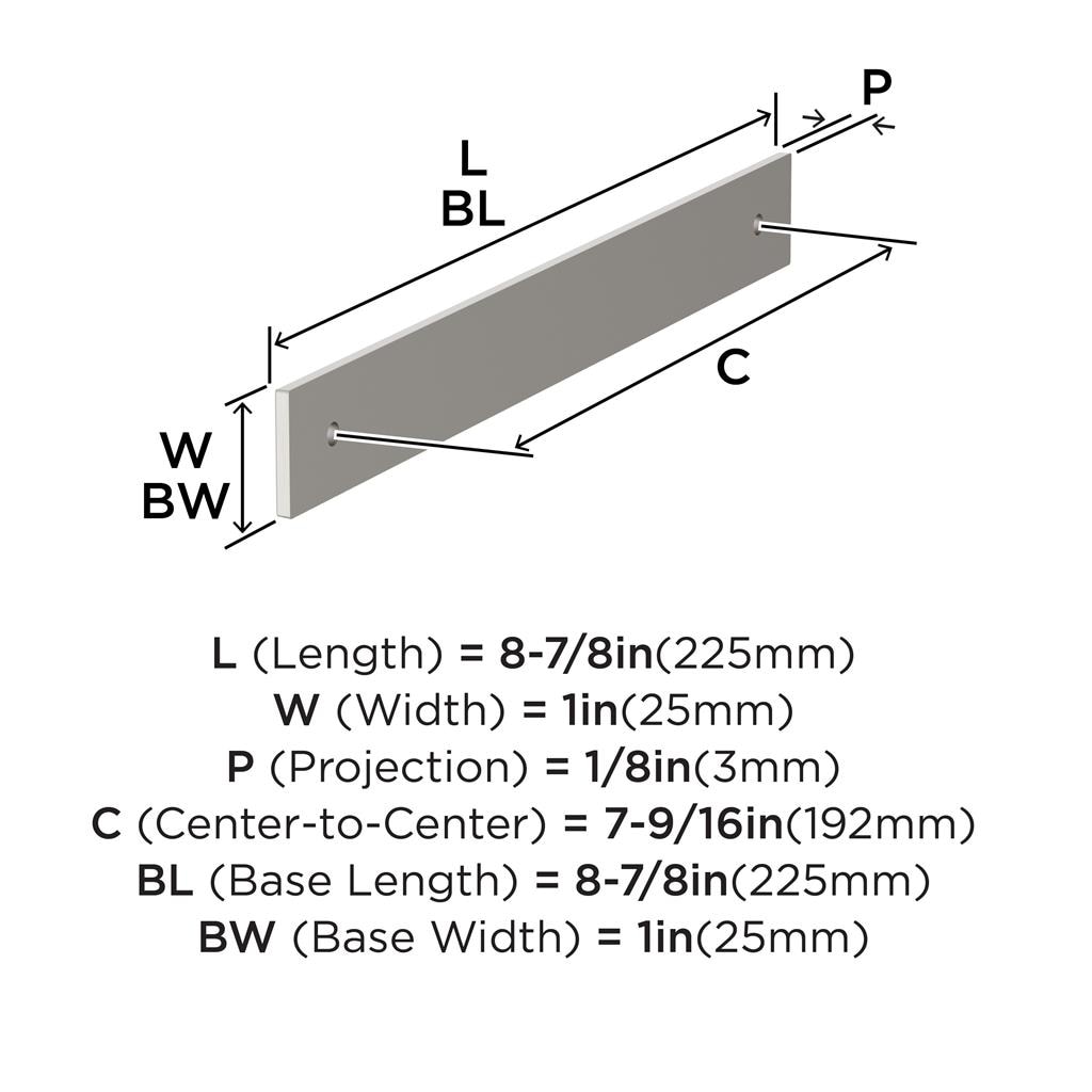 Ladera Cabinet Pull Backplate