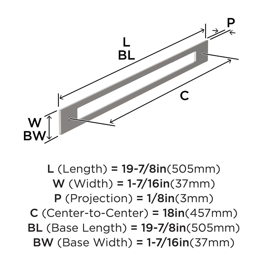 Medora Appliance Pull Backplate