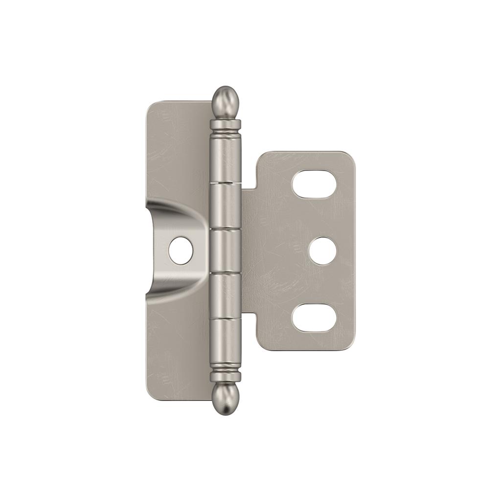 3/4 inch (19mm) Door Thickness Full Inset, Full Wrap, Ball Tip Hinge - 1 Pack