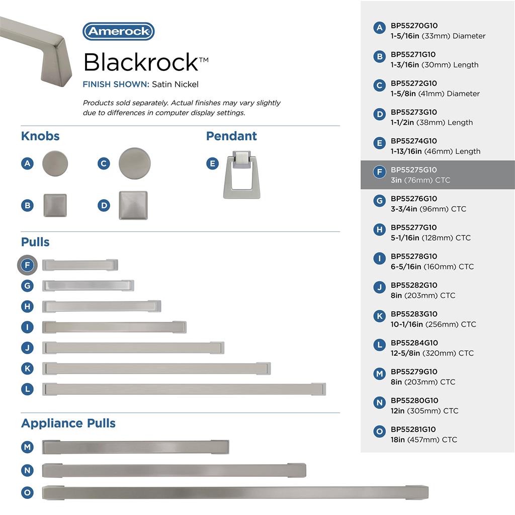 Blackrock Cabinet Pull