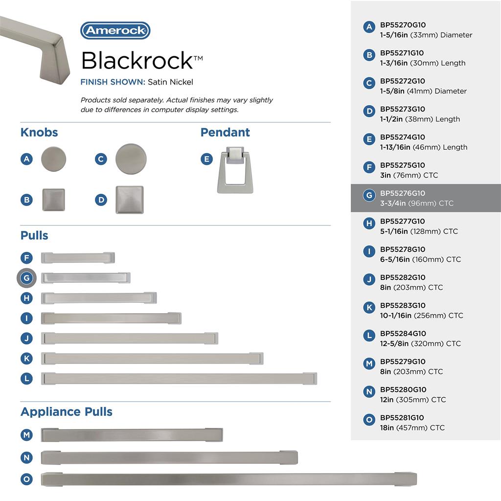 Blackrock Cabinet Pull