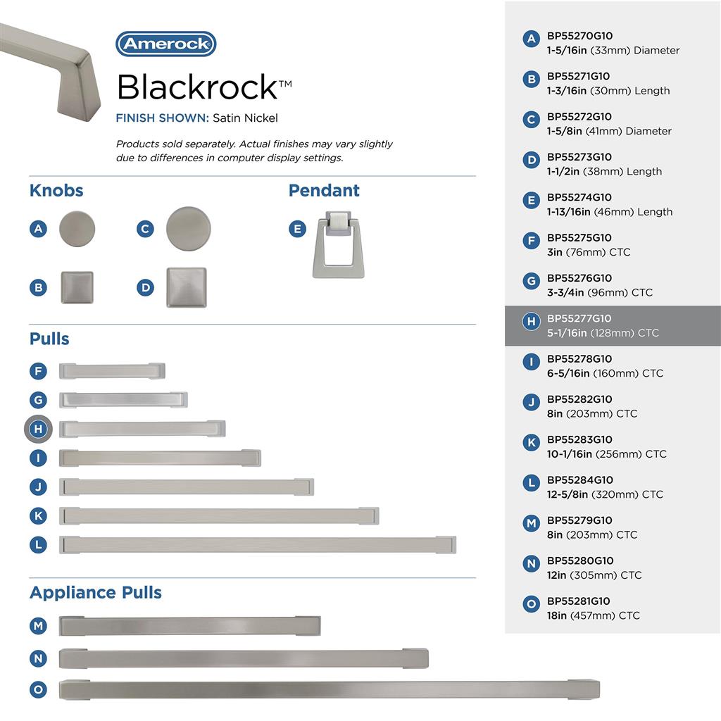 Blackrock Cabinet Pull