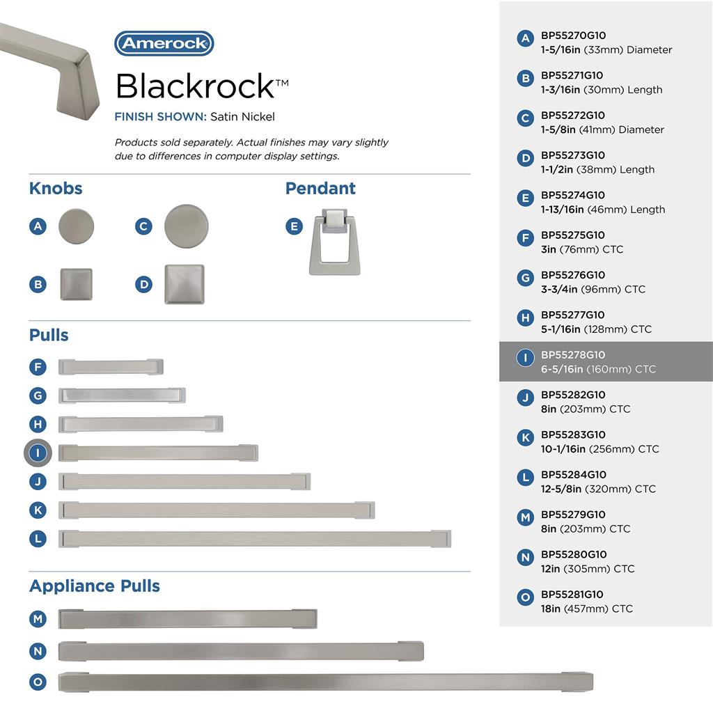 Blackrock Cabinet Pull