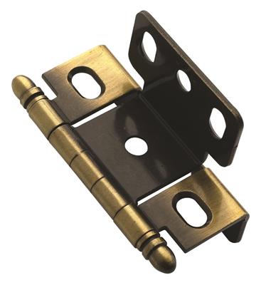3/4 inch (19mm) Door Thickness Full Inset, Full Wrap, Ball Tip Hinge - 1 Pack