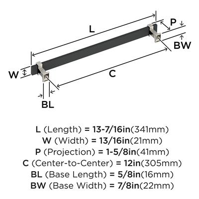 Overton Appliance Pull | Amerock