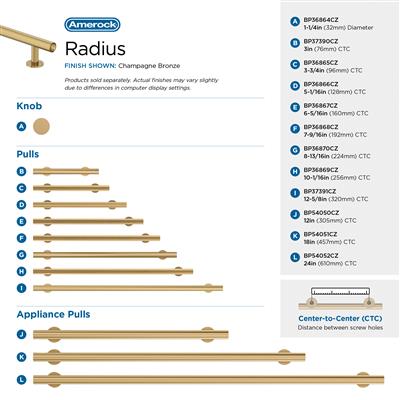 Radius Cabinet Knob