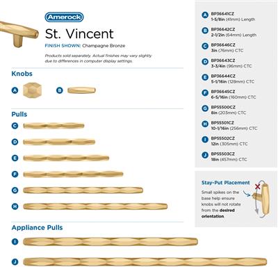 St. Vincent Cabinet Knob