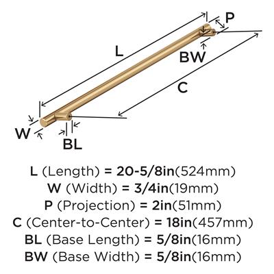 Bar Pulls Appliance Pull