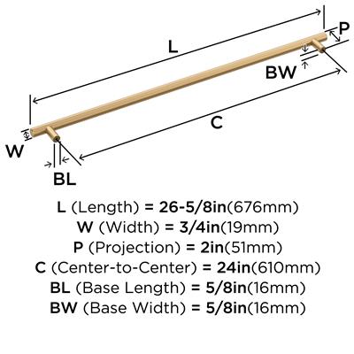 Bar Pulls Appliance Pull