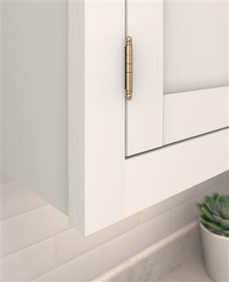 3/4 inch (19mm) Door Thickness Full Inset, Full Wrap, Ball Tip Hinge - 1 Pack