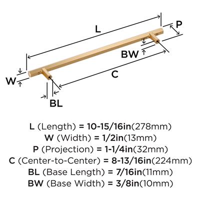 Caliber Cabinet Pull