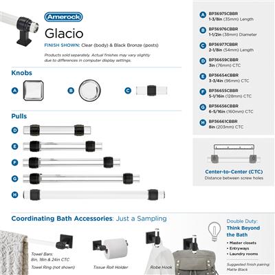 Glacio Premium Round Cabinet Knob