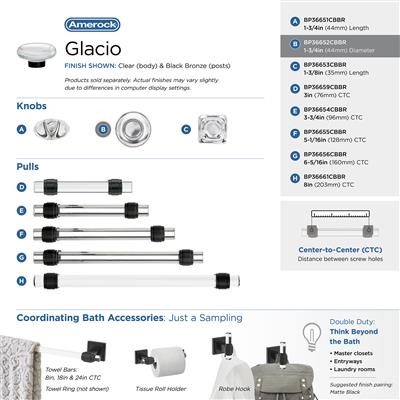 Glacio Cabinet Knob