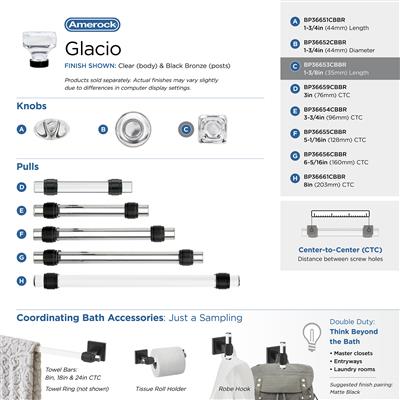 Glacio Cabinet Knob