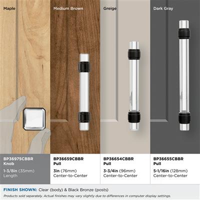 Glacio Premium Square Cabinet Knob