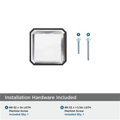 Glacio Premium Square Cabinet Knob
