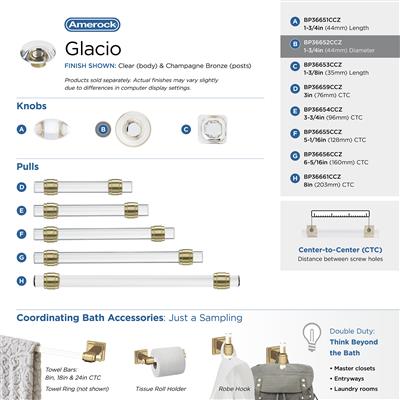 Glacio Cabinet Knob