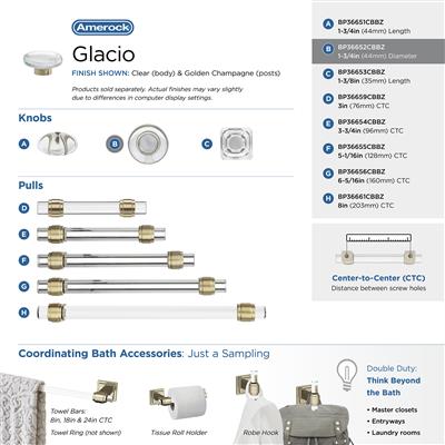 Glacio Cabinet Knob