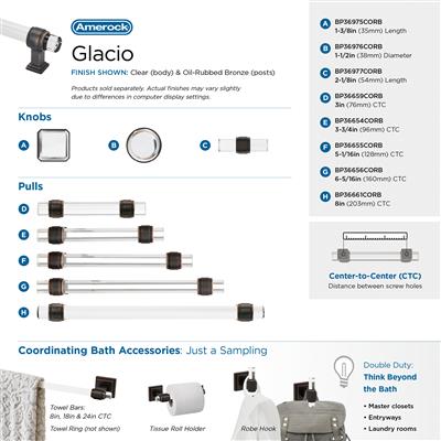 Glacio Premium Round Cabinet Knob