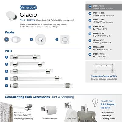 Glacio Cabinet Knob