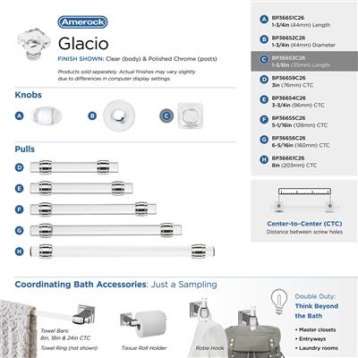 Glacio Cabinet Knob