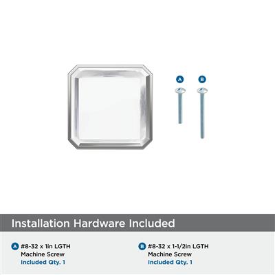 Glacio Premium Square Cabinet Knob