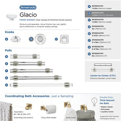 Glacio Cabinet Knob