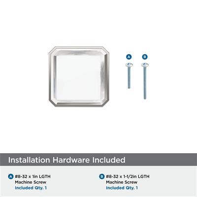 Glacio Premium Square Cabinet Knob