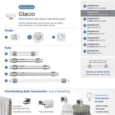 Glacio Cabinet Knob