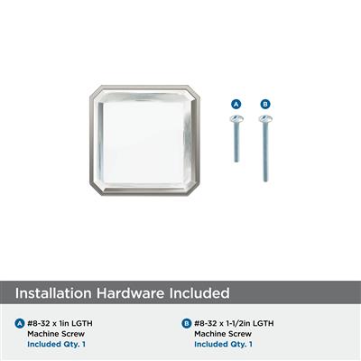 Glacio Premium Square Cabinet Knob