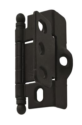 3/4 inch (19mm) Door Thickness Full Inset, Full Wrap, Ball Tip Hinge - 1 Pack