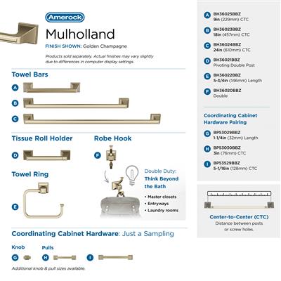 Mulholland Double Prong Robe Hook