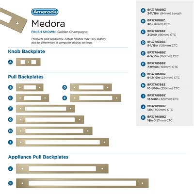 Medora Appliance Pull Backplate