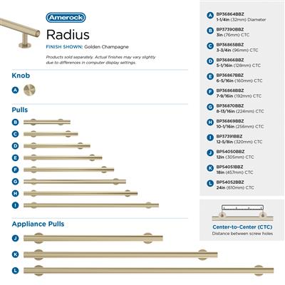 Radius Cabinet Knob