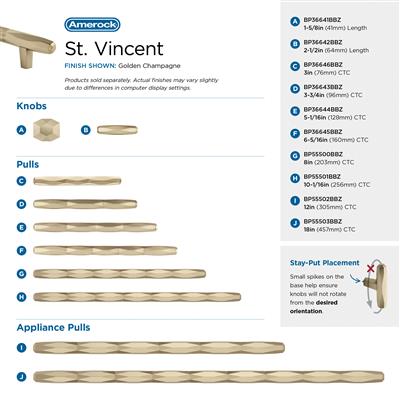 St. Vincent Cabinet Knob