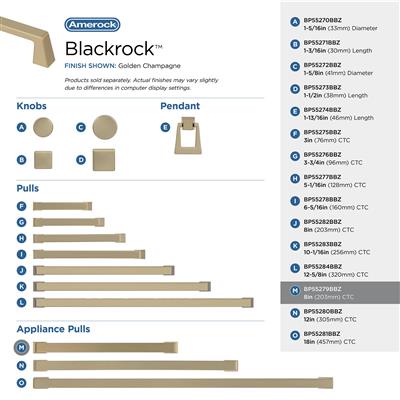Blackrock Appliance Pull