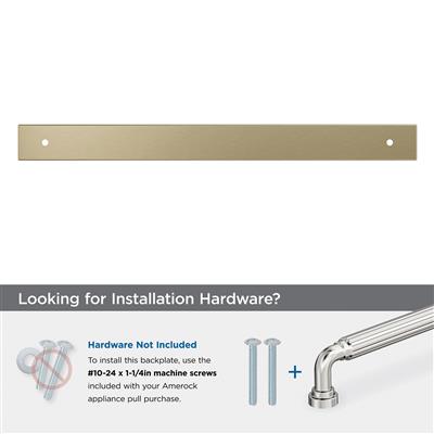 Ladera Appliance Pull Backplate