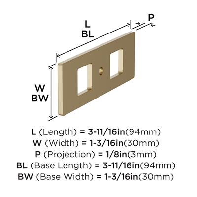 Medora Cabinet Knob Backplate