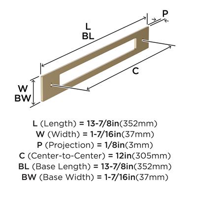 Medora Appliance Pull Backplate