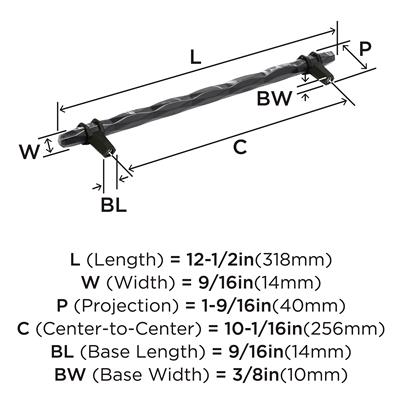 Carrione™ Cabinet Pull