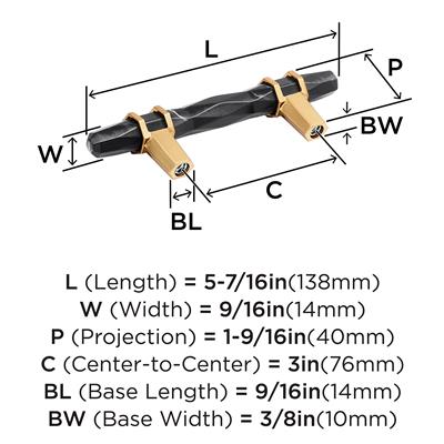 Carrione™ Cabinet Pull