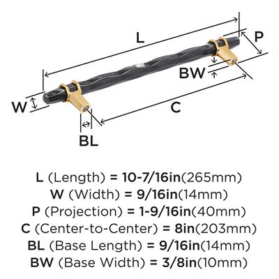 Carrione™ Cabinet Pull
