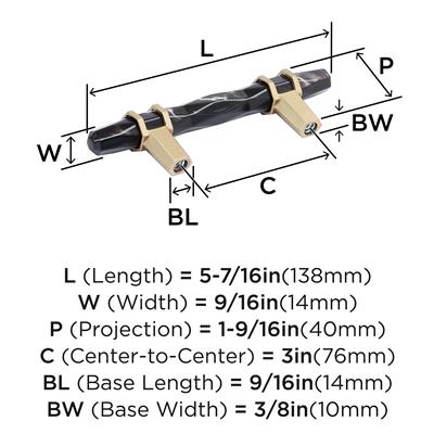 Carrione™ Cabinet Pull
