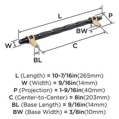 Carrione™ Cabinet Pull