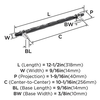 Carrione™ Cabinet Pull