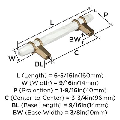 Carrione™ Cabinet Pull
