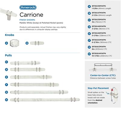 Carrione Cabinet Knob