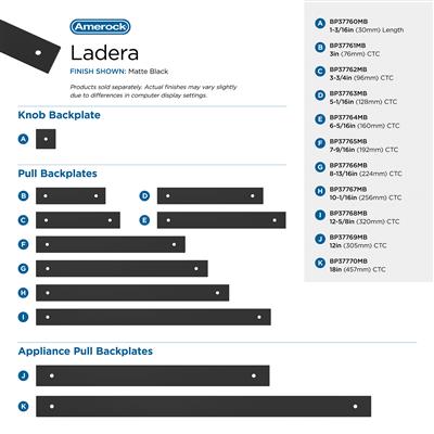 Ladera Cabinet Pull Backplate